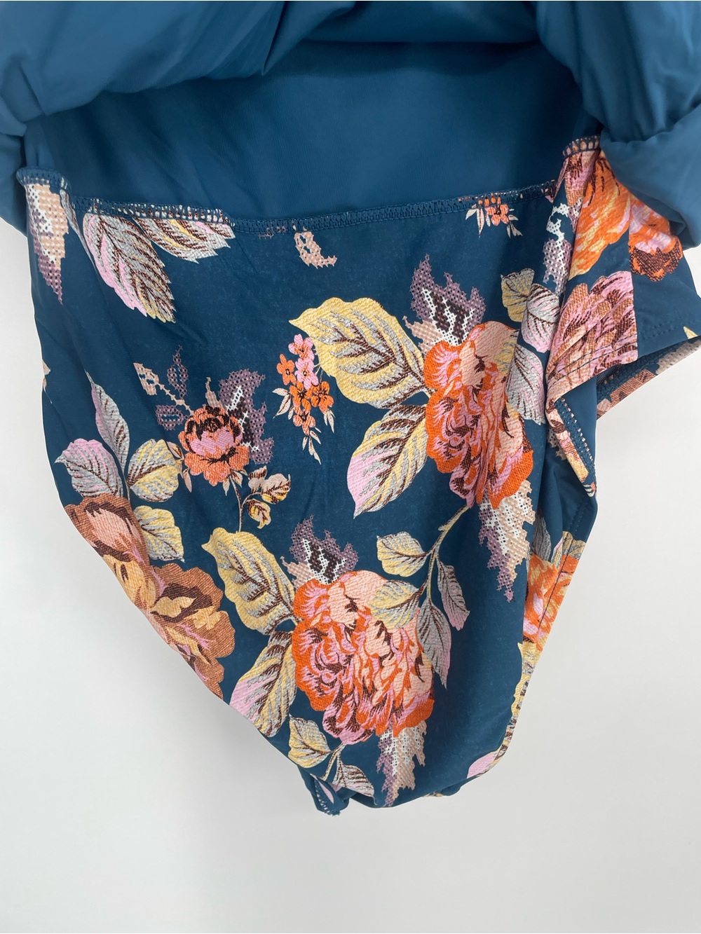 NWT Jantzen Rockin’ Moroccan One Piece Vamp Swimdress Ruched Sides Floral Print - Picture 9 of 11